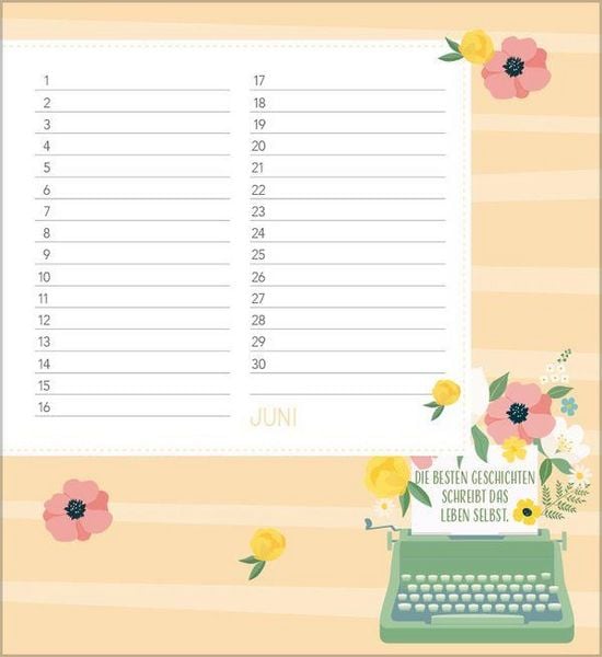 Produktbild: Geburtstagskalender Happy Mind