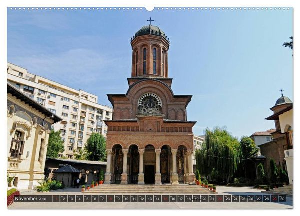 Produktbild: Bukarest - Paris des Ostens (Wandkalender 2026 DIN A2 quer), CALVENDO Monatskalender