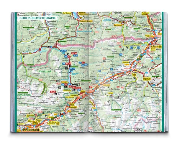 Produktbild: KOMPASS Wanderf&uuml;hrer Achensee, Karwendel, Brandenberger Alpen, Rofan, 55 Touren mit Extra-Tourenkarte