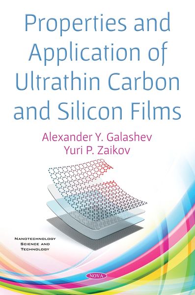 Produktbild: Properties and Application of Ultrathin Carbon and Silicon Films