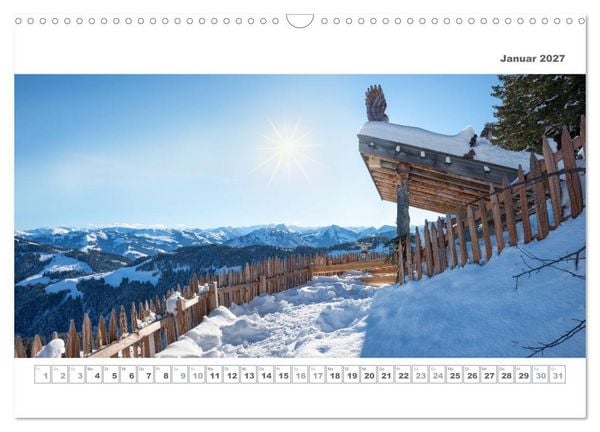 Produktbild: Ab in die Berge - Aussichtspl&auml;tze in den M&uuml;nchner Hausbergen (Wandkalender 2027 DIN A3 quer), CALVENDO Monatskalender