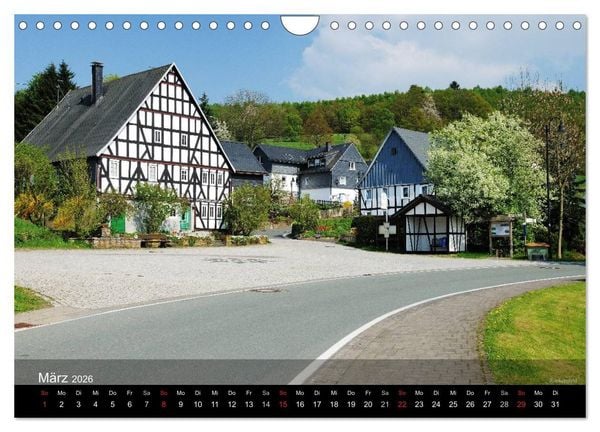 Produktbild: Kreis Siegen-Wittgenstein (Wandkalender 2026 DIN A4 quer), CALVENDO Monatskalender