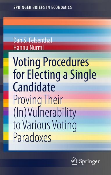 Produktbild: Voting Procedures for Electing a Single Candidate