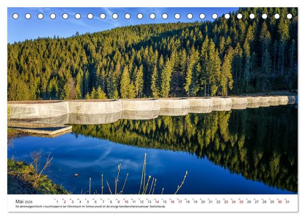 Produktbild: Sehenswertes Baden-W&uuml;rttemberg (Tischkalender 2026 DIN A5 quer), CALVENDO Monatskalender