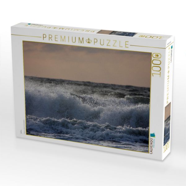 Produktbild: CALVENDO Puzzle Wellen | 1000 Teile Lege-Gr&ouml;&szlig;e 64x48cm Foto-Puzzle f&uuml;r gl&uuml;ckliche Stunden