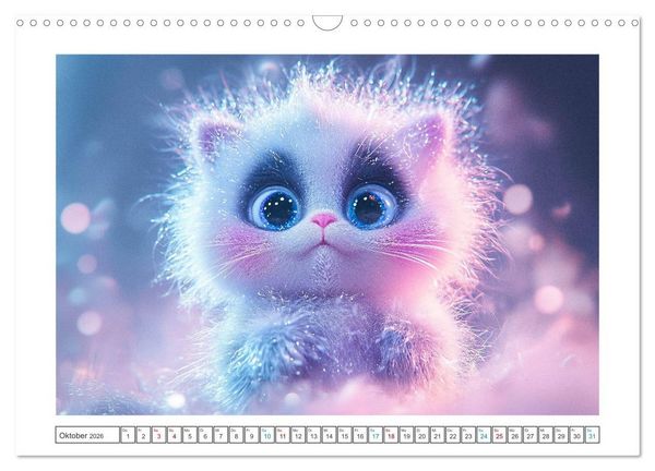 Produktbild: Samtpfoten-Sinfonie (Wandkalender 2026 DIN A3 quer), CALVENDO Monatskalender