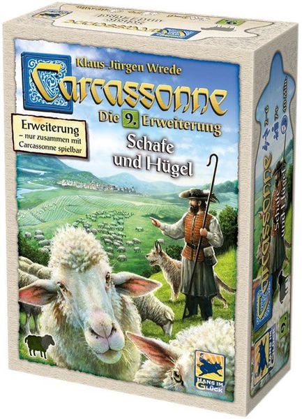 Produktbild: Carcassonne - Schafe und H&uuml;gel Die 9. Erweiterung DE