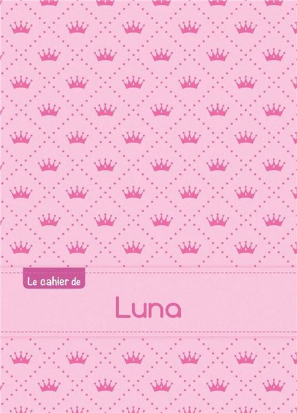 Produktbild: Cahier luna ptscx,96p,a5 princesse