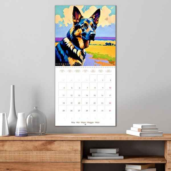 Produktbild: German Shepherd. The majestic character of a noble breed (Wall Calendar 2026 12 &times; 12 Inch) CALVENDO 12 Month Wall Calendar