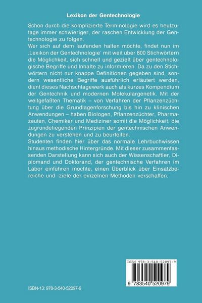 LEXIKON der Gentechnologie