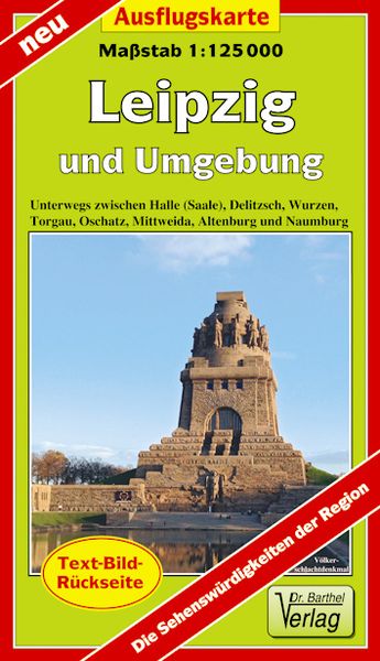 Ausflugskarte Leipzig und Umgebung/LZ 2019