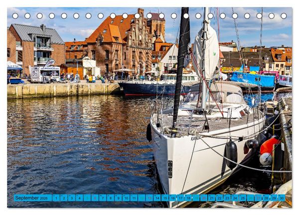Produktbild: Hansestadt Wismar - Sehnsuchtsort (Tischkalender 2026 DIN A5 quer), CALVENDO Monatskalender