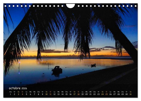 Produktbild: La R&egrave;union - C&ocirc;tes fantastiques et paysage montagneux (Calendrier mural 2026 DIN A4 vertical), CALVENDO calendrier mensuel