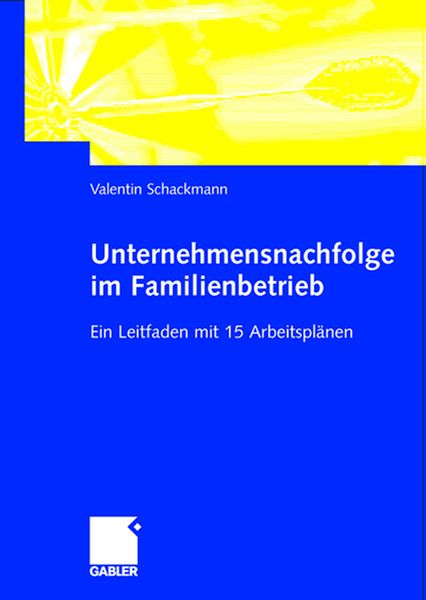 Produktbild: Unternehmensnachfolge im Familienbetrieb