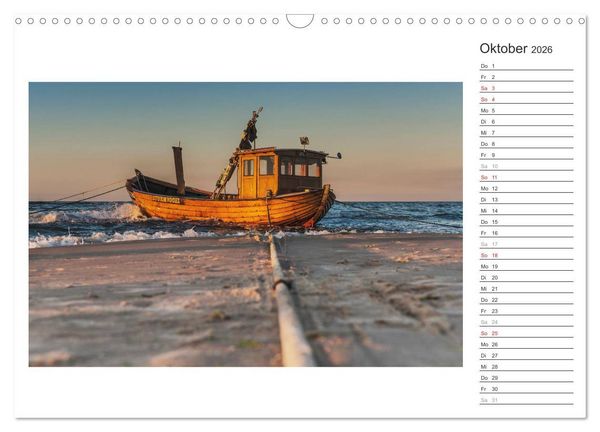 Produktbild: Zeit f&uuml;r Erholung - Insel Usedom / Geburtstagskalender (Wandkalender 2026 DIN A3 quer), CALVENDO Monatskalender