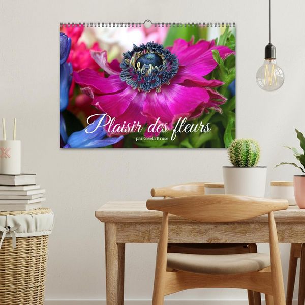 Produktbild: Plaisir des fleurs (Calendrier mural 2026 DIN A3 vertical), CALVENDO calendrier mensuel