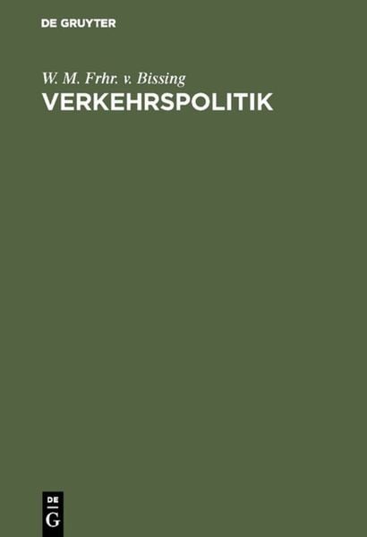 Produktbild: Verkehrspolitik