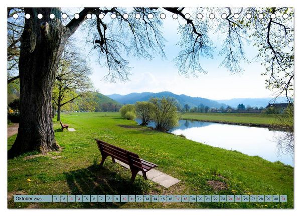 Produktbild: Zauberhafte Ortenau (Tischkalender 2026 DIN A5 quer), CALVENDO Monatskalender