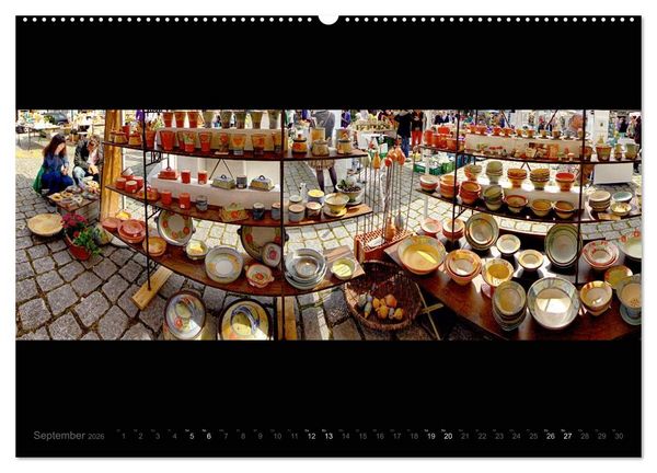 Produktbild: Markgr&auml;flerland-Panoramen - Vier Jahreszeiten in der Toskana Deutschlands (Wandkalender 2026 DIN A2 quer), CALVENDO Monatskalender