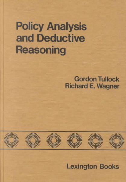 Produktbild: Policy Analysis and Deductive Reasoning