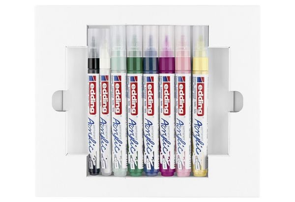 Produktbild: Edding Acrylmarker Acrylic 5300+5100 nordic 8er Starter Set