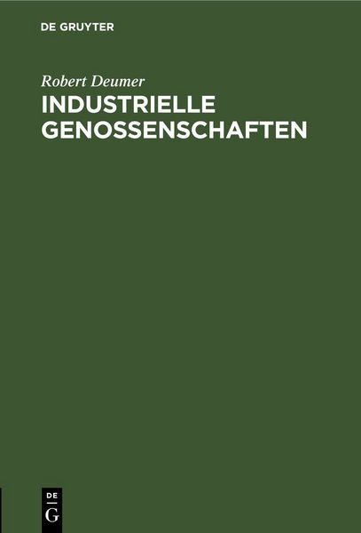 Produktbild: Industrielle Genossenschaften
