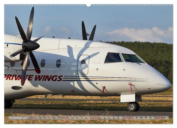 Produktbild: Flugzeuge und Hubschrauber im Portr&auml;t (Wandkalender 2026 DIN A2 quer), CALVENDO Monatskalender