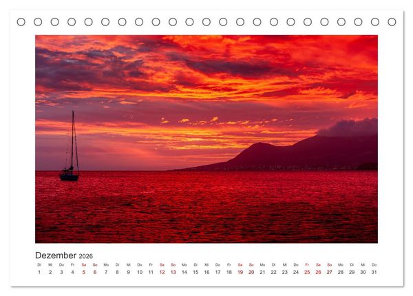 Produktbild: Karibische Segeltr&auml;ume (Tischkalender 2026 DIN A5 quer), CALVENDO Monatskalender