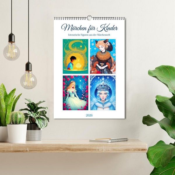 Produktbild: M&auml;rchen f&uuml;r Kinder (Wandkalender 2026 DIN A3 hoch), CALVENDO Monatskalender