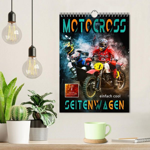 Produktbild: Motocross Seitenwagen - einfach cool (Wandkalender 2026 DIN A4 hoch), CALVENDO Monatskalender