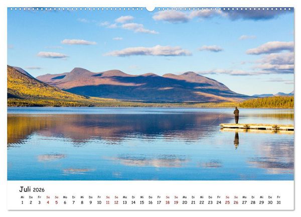 Produktbild: Alaska und Yukon, endlose Freiheit erleben (hochwertiger Premium Wandkalender 2026 DIN A2 quer), Kunstdruck in Hochglanz