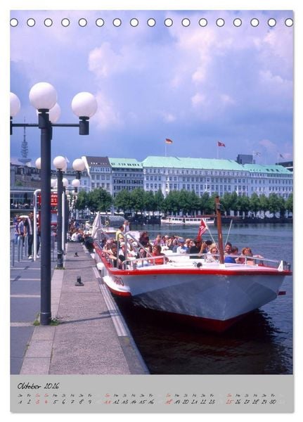 Produktbild: Hamburg - Eine Stadt mit vielen Gesichtern (Tischkalender 2026 DIN A5 hoch), CALVENDO Monatskalender