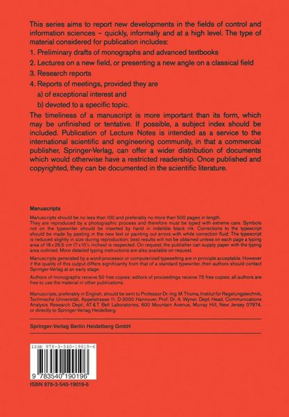 Produktbild: Modelling and Adaptive Control