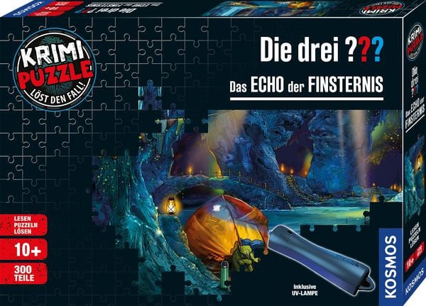 Produktbild: Krimipuzzle Die drei ??? Echo der Finsternis