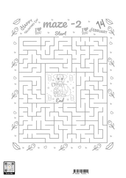 Produktbild: Labyrinthe der Liebe - Ein Valentinstags-R&auml;tselbuch