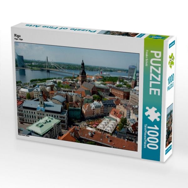 Produktbild: CALVENDO Puzzle Riga | 1000 Teile Lege-Gr&ouml;&szlig;e 64x48cm Foto-Puzzle f&uuml;r gl&uuml;ckliche Stunden