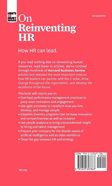Produktbild: HBR's 10 Must Reads on Reinventing HR (with bonus article "People Before Strategy" by Ram Charan, Dominic Barton, and Dennis Carey)