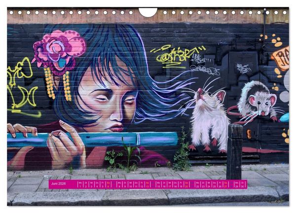 Produktbild: Street Art in London - cool, stylisch und hochprofessionell (Wandkalender 2026 DIN A4 quer), CALVENDO Monatskalender
