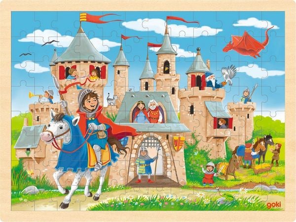 Produktbild: Einlegepuzzle Ritterburg