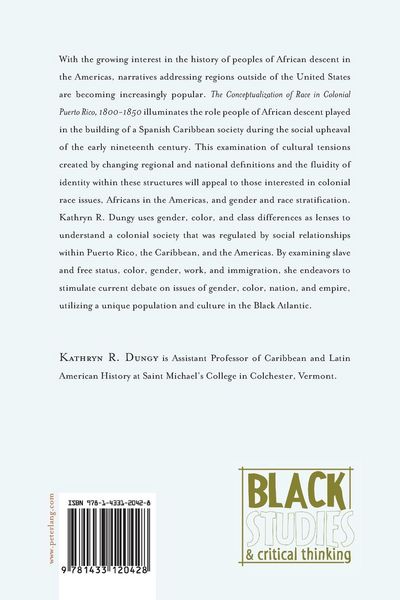 Produktbild: The Conceptualization of Race in Colonial Puerto Rico, 1800&ndash;1850