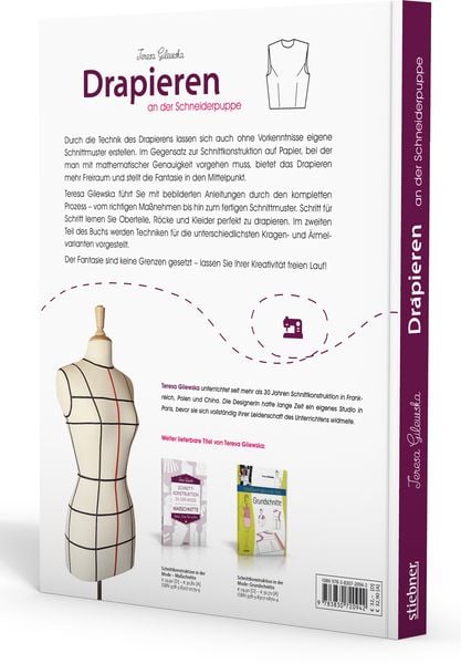 Produktbild: Schnittkonstruktion in der Mode. Drapieren an der Schneiderpuppe.