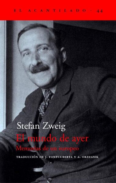 Produktbild: El mundo de ayer : memorias de un europeo