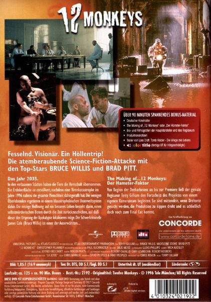 Produktbild: 12 Monkeys (Remastered)