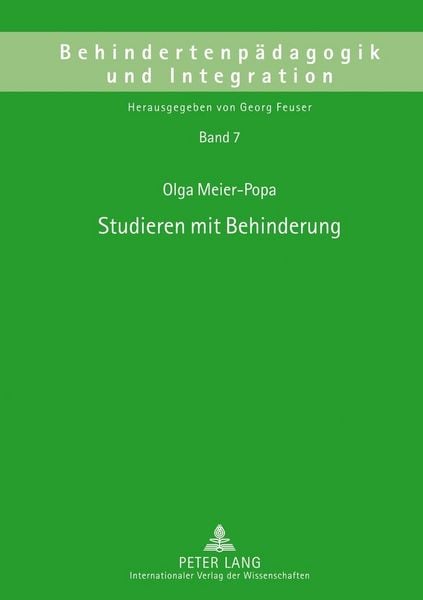 Produktbild: Studieren mit Behinderung