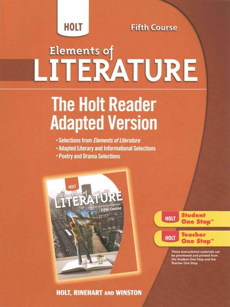 Produktbild: The Holt Reader Adapted Version, Fifth Course