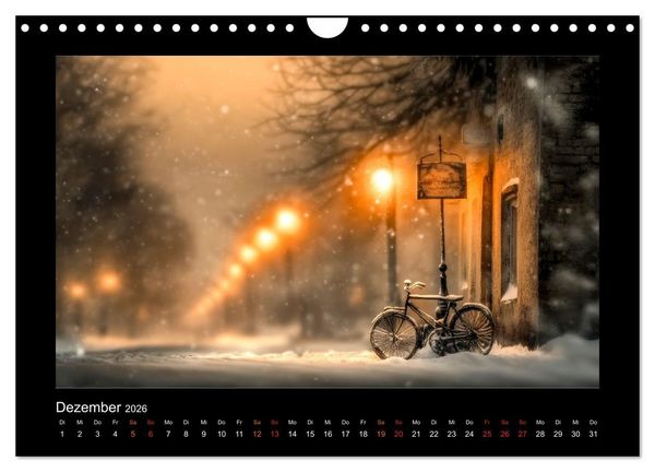 Produktbild: Die Seele der Stadt: stille Gassen, fl&uuml;sternde W&auml;nde (Wandkalender 2026 DIN A4 quer), CALVENDO Monatskalender