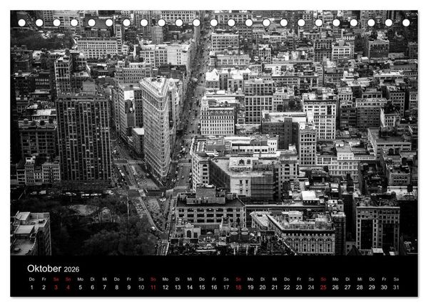 Produktbild: New York 2026 (Tischkalender 2026 DIN A5 quer), CALVENDO Monatskalender