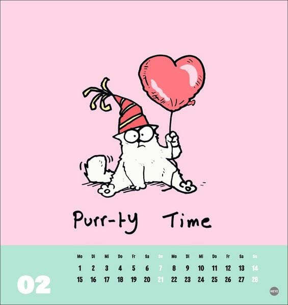 Produktbild: Simons Katze Postkartenkalender 2027