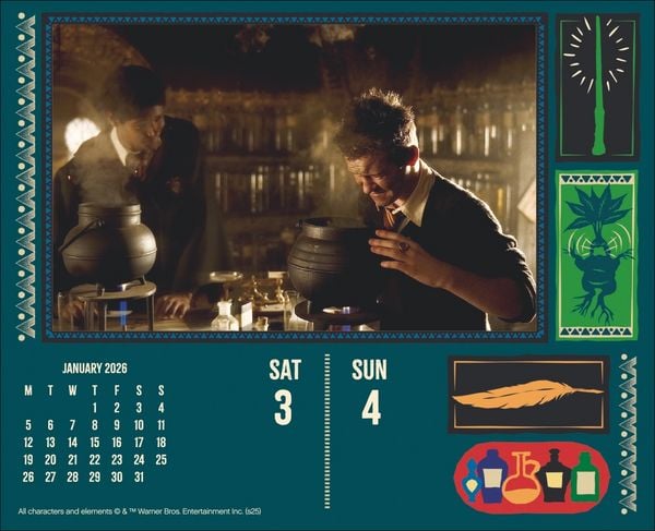 Produktbild: Harry Potter Tagesabrei&szlig;kalender 2026