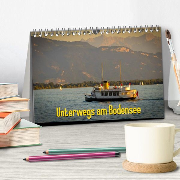 Produktbild: Unterwegs am Bodensee (Tischkalender 2026 DIN A5 quer), CALVENDO Monatskalender